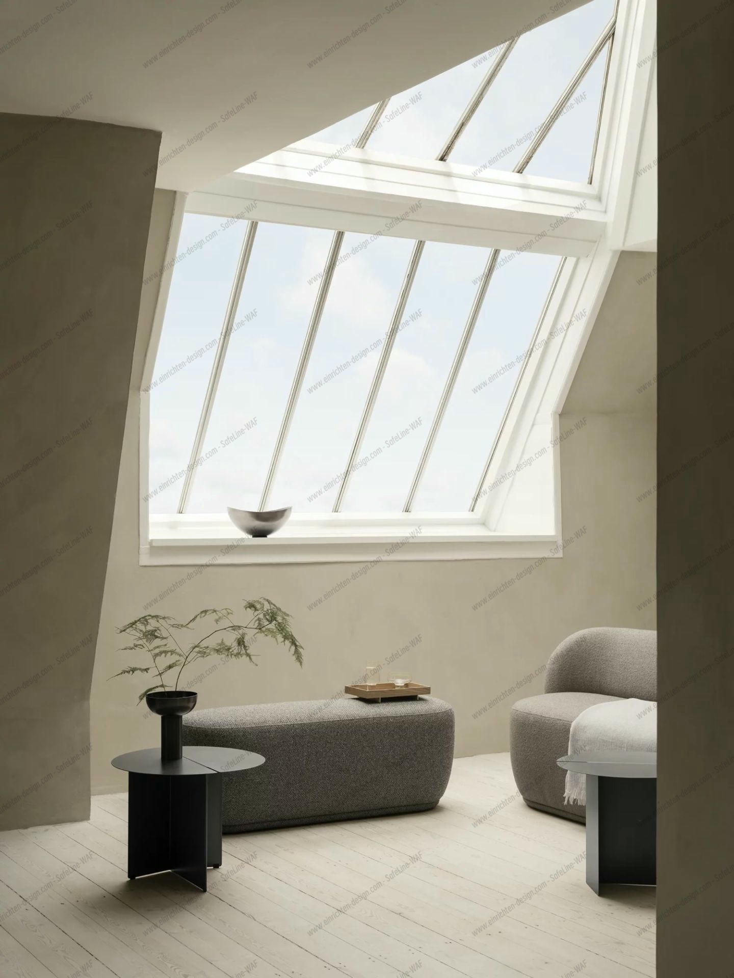 Kuon 2-seater sofa Blomus Boucla - Shitake 