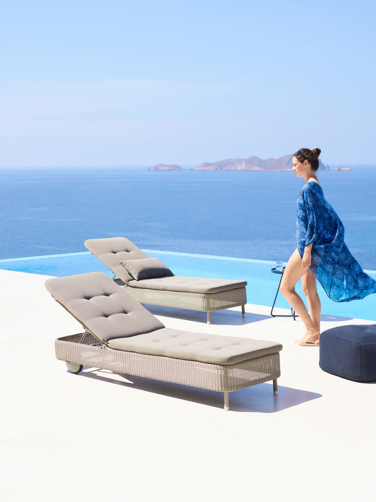 Presley Outdoor Sun Lounger Cane-Line