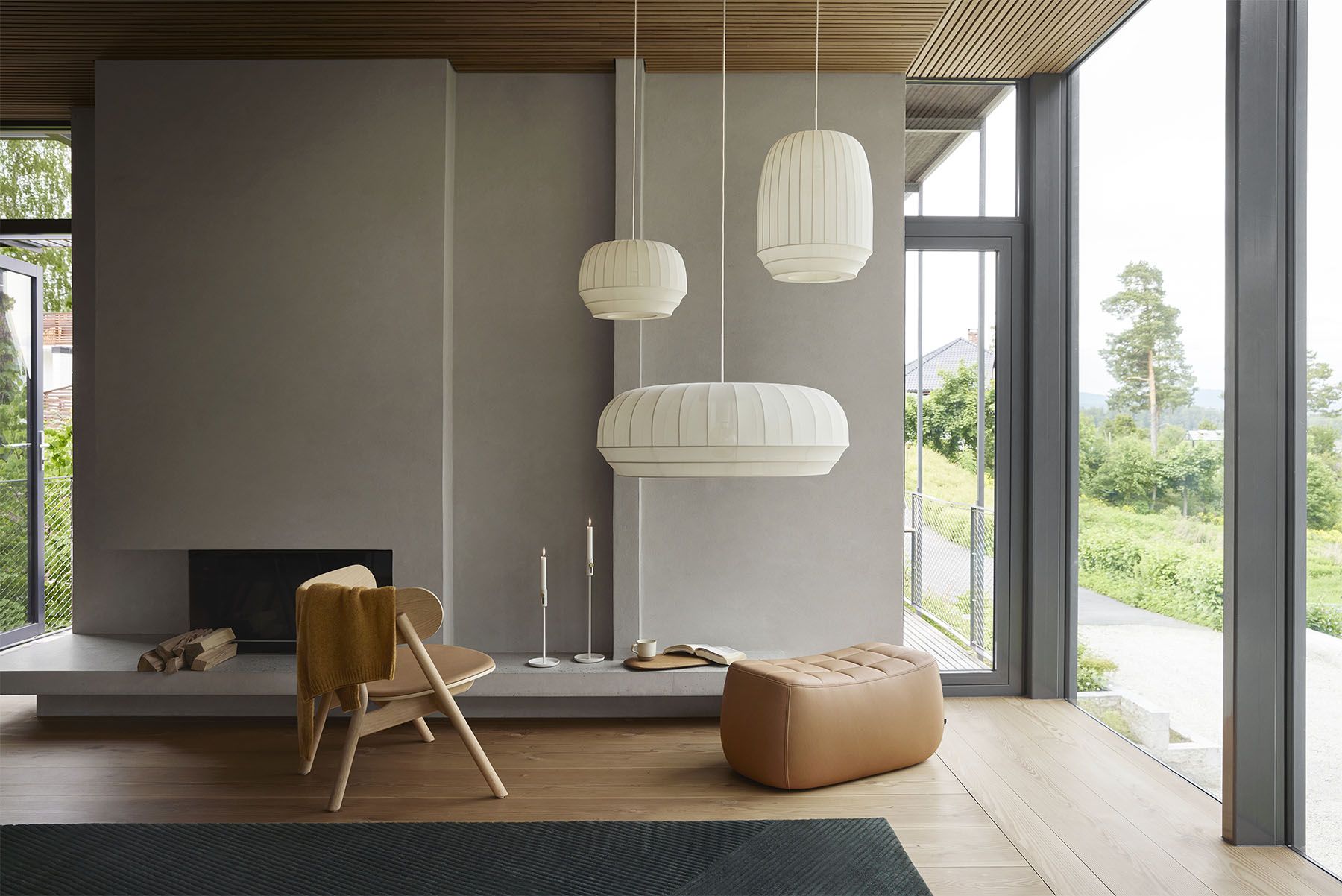 Tradition pendant lamp large oval Northern