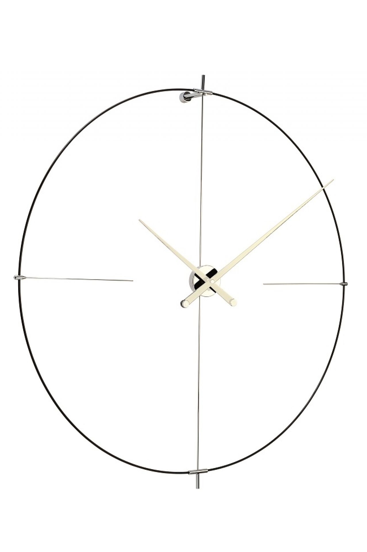 Bilbao N/ L Wall Clock nomon Black-White