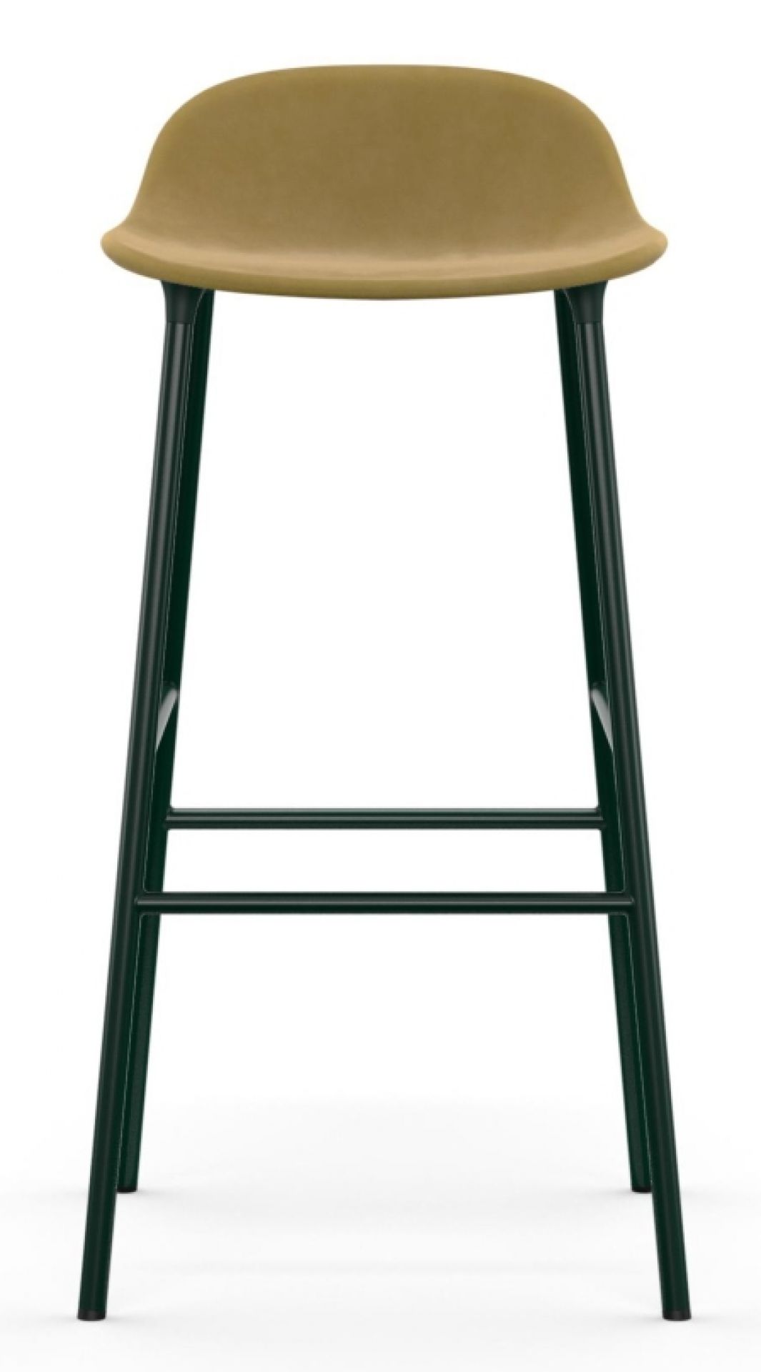 Form Barstool  H 75 cm Steel Upholstered Normann Copenhagen
