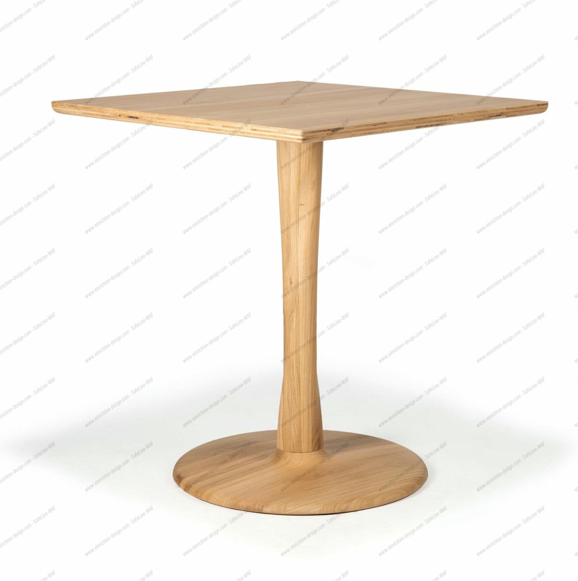Torsion Oak Dining Table Square Ethnicraft