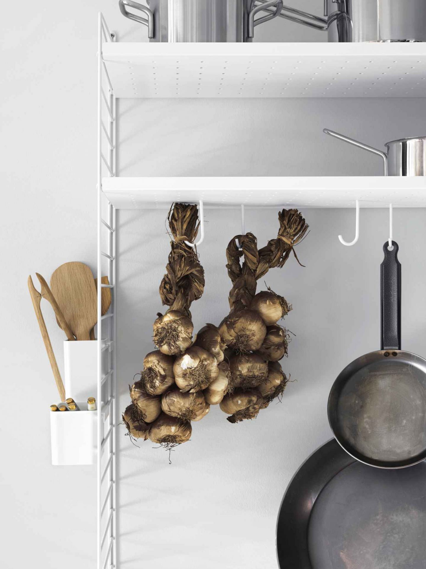 String  Kitchen Wall Shelf System A String Furniture