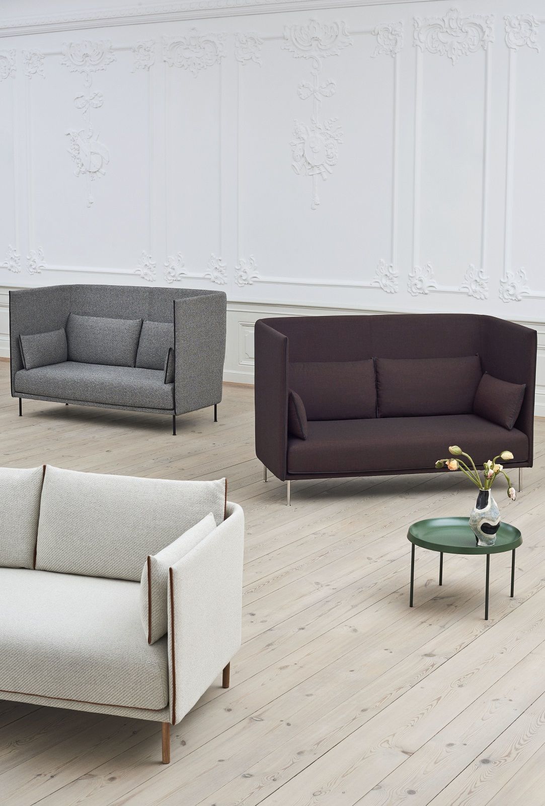 Silhouette Sofa 2-seater High back Hay