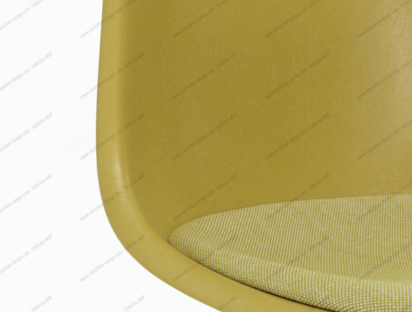 Eames Fiberglass Chair DSR Chair with Seat cushion Vitra