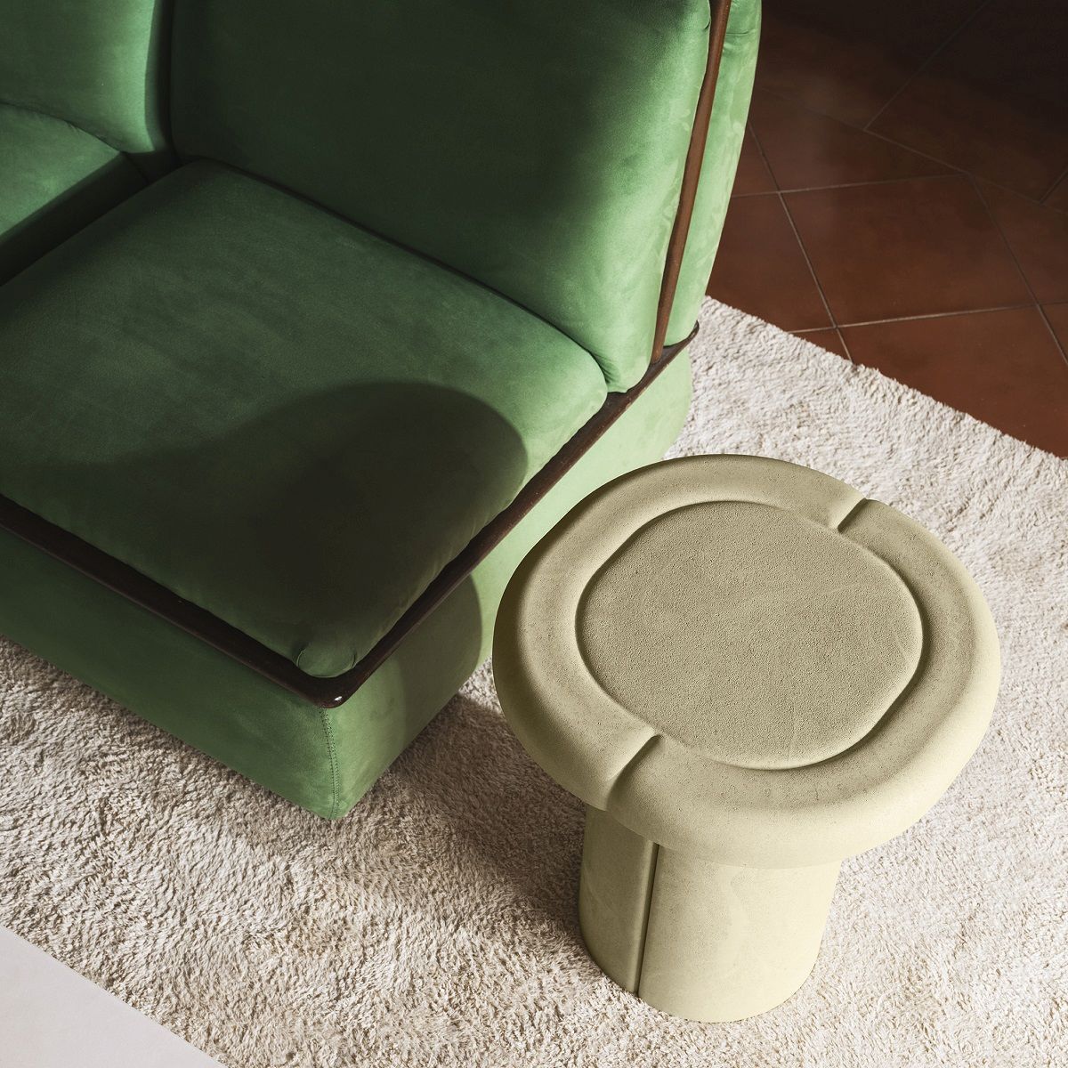 Alder Side Table Indoor / Outdoor Mater