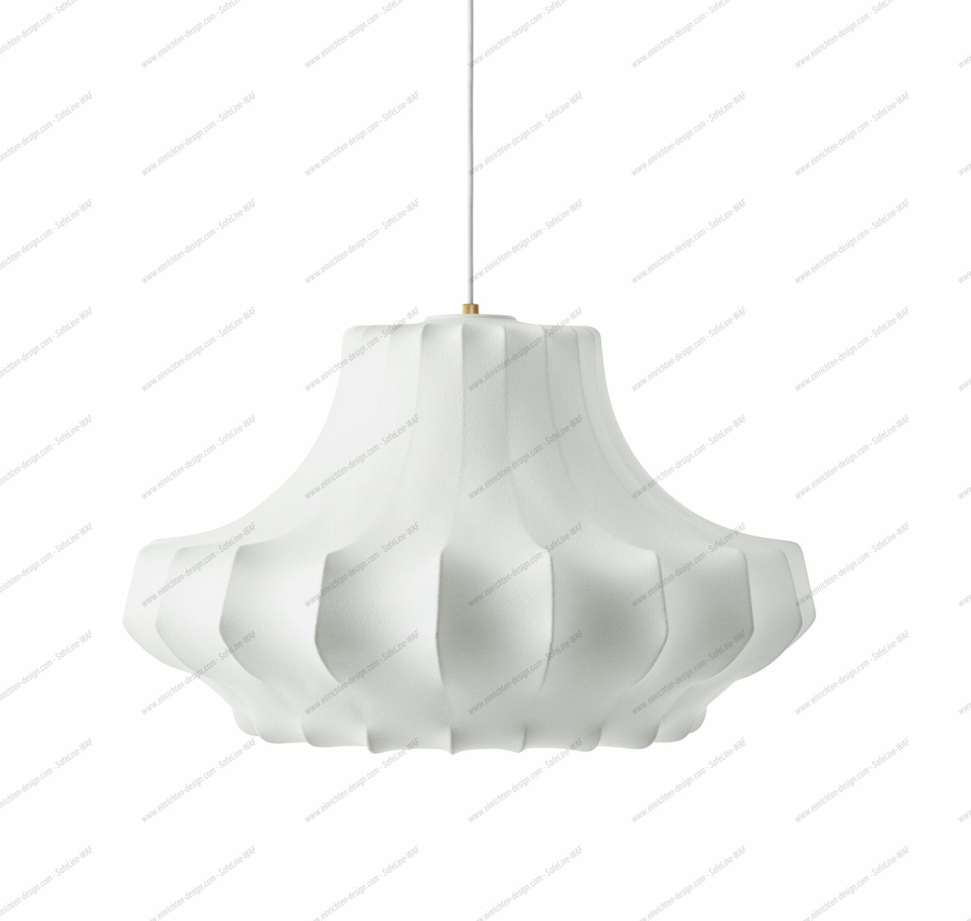 Weiße Phantom Lampe von Normann Copenhagen, eine moderne Pendelleuchte für stilvolle Innenräume.