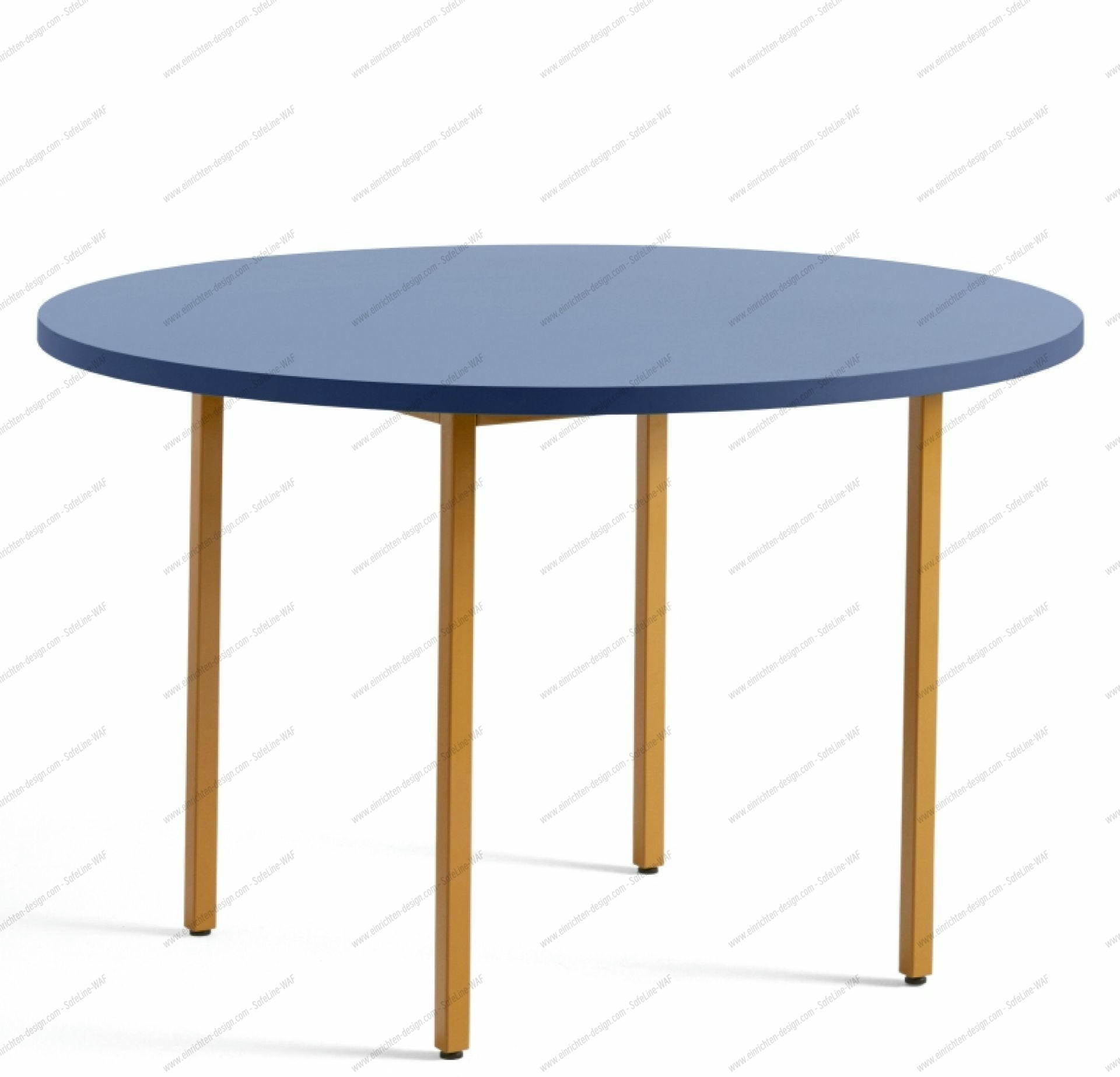  Two Colour Table Table 120 cm Hay Blue - Ochre