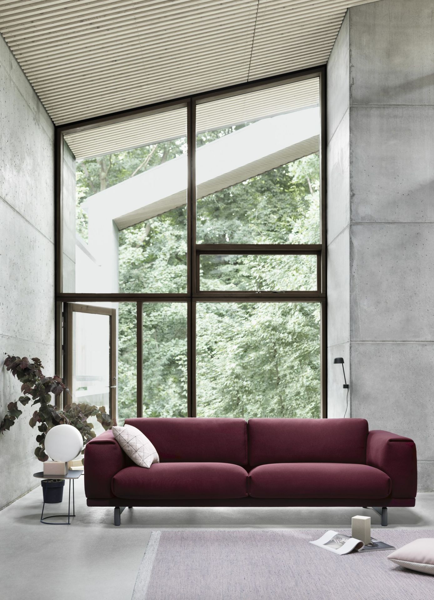 Rest 3-seater sofa Muuto
