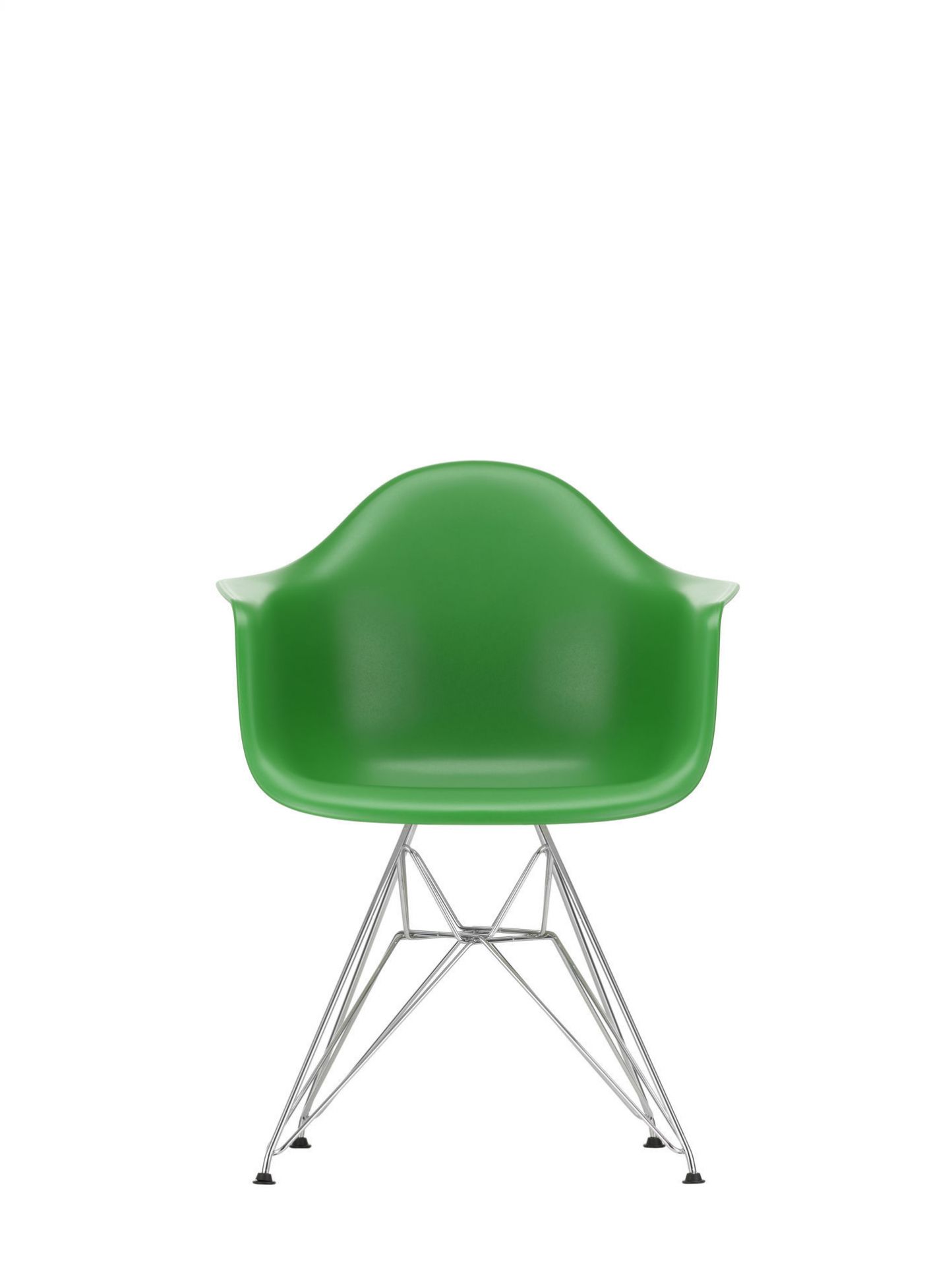 Eames Plastic Arm Chair DAR Chair Vitra Black - Sea blue