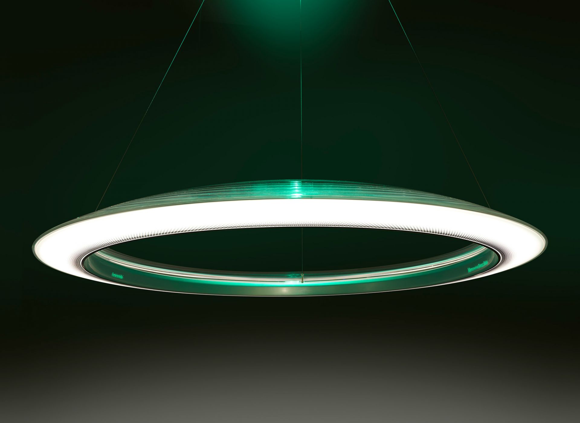 Ameluna pendant lamp 3000K push dimmer Artemide