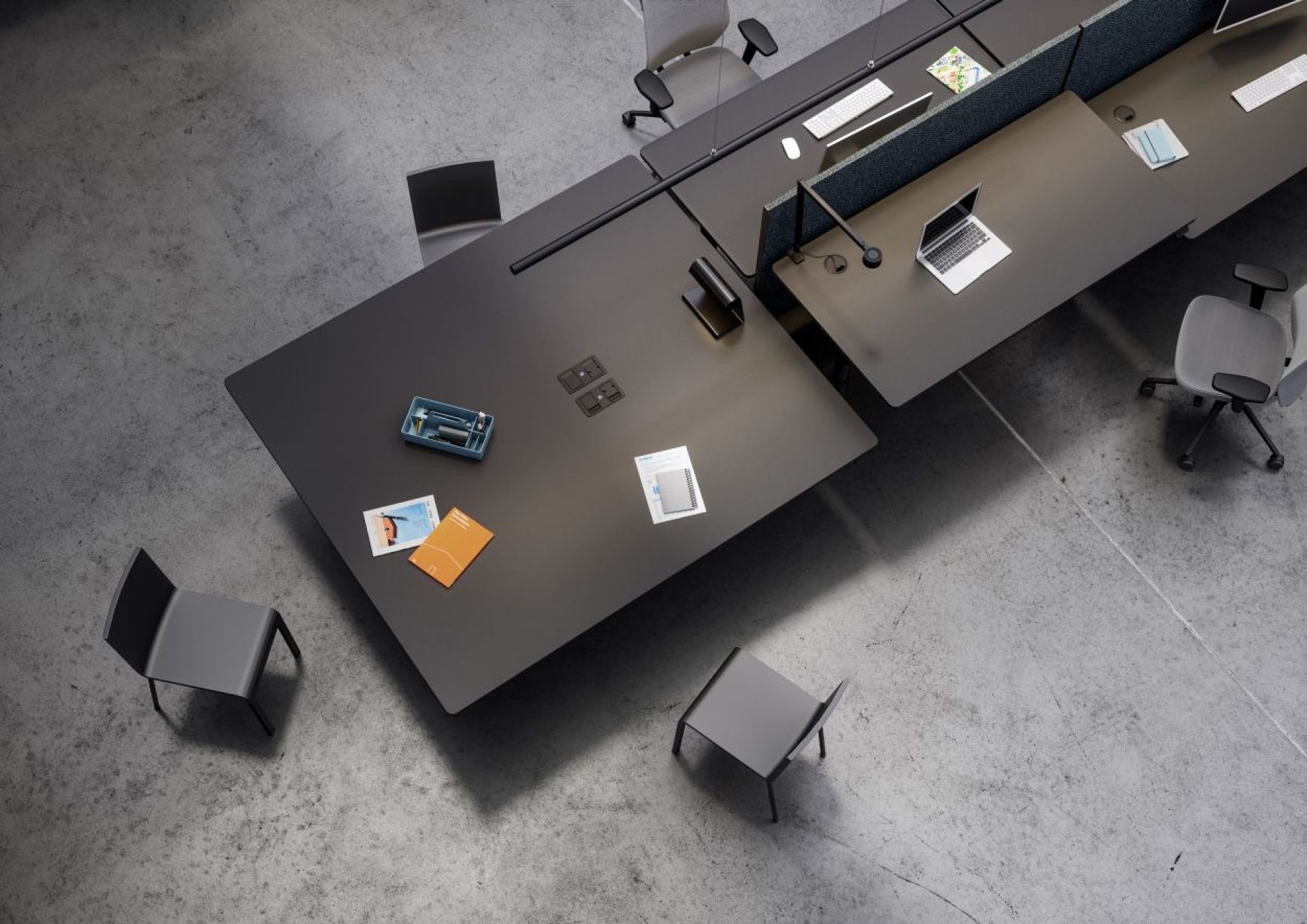 Tyde 2 Sitting and Standing table 140 cm Vitra