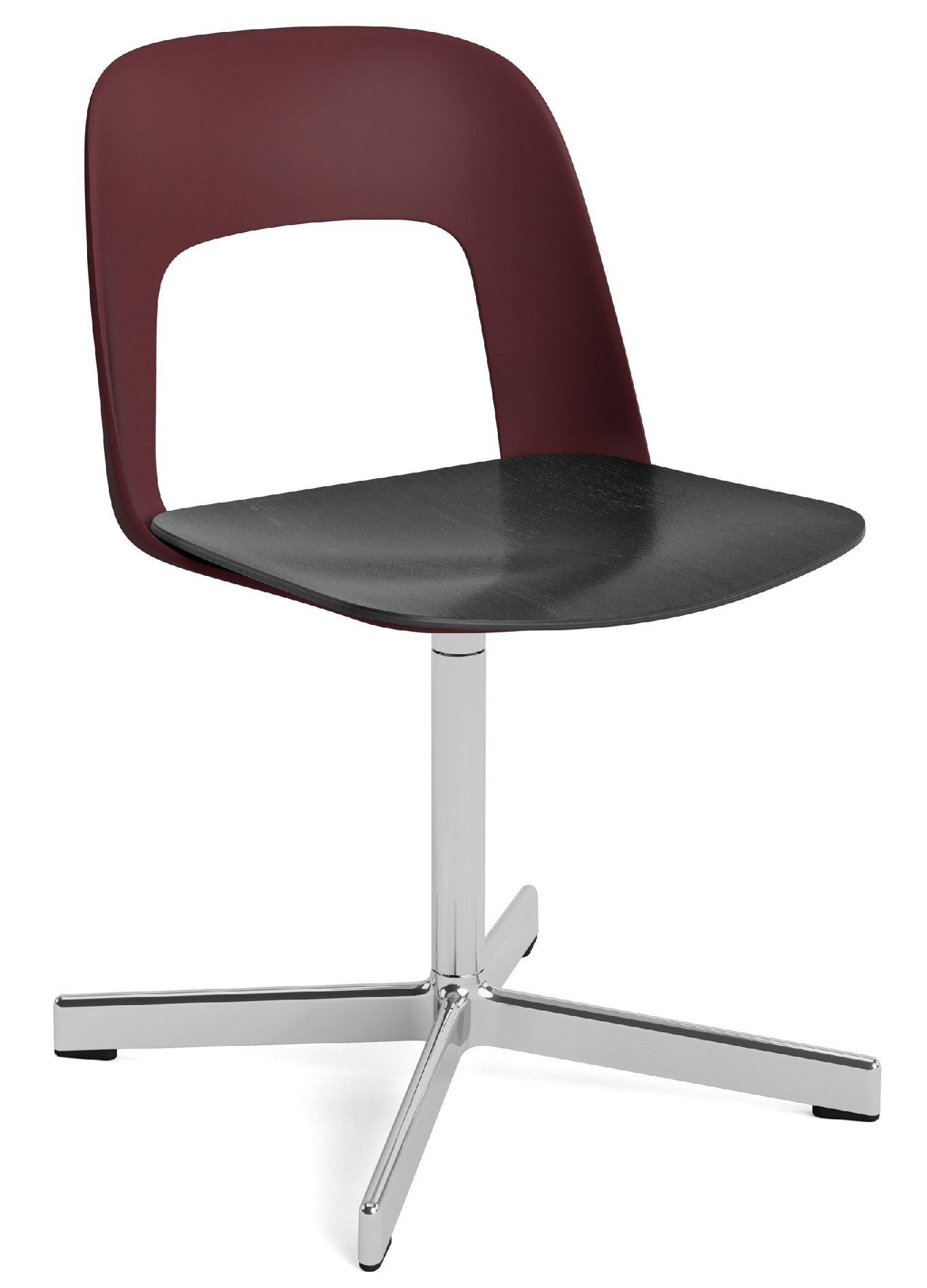 Layout Side Chair 132 4-star swivel base chair Hay 
