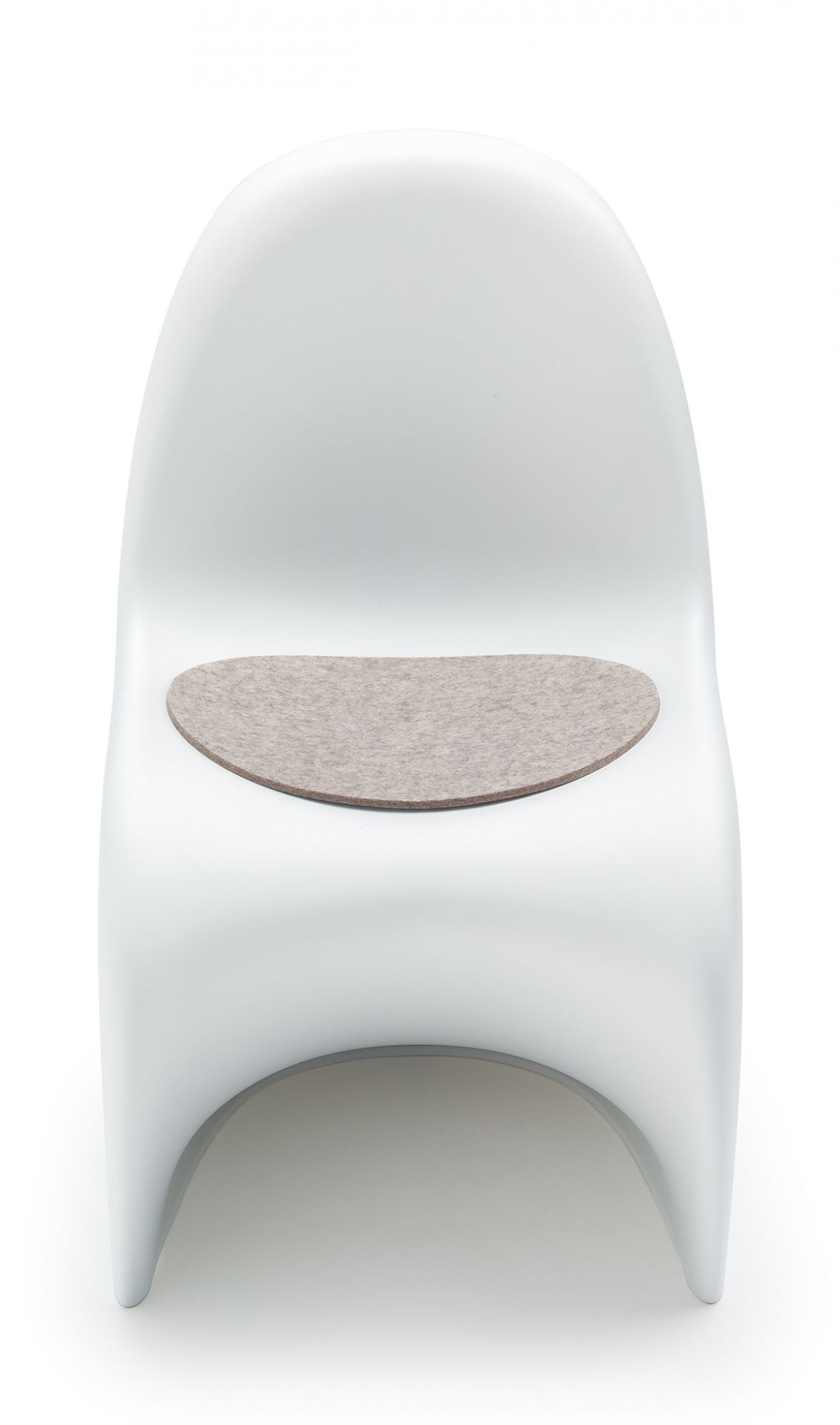 Seatcover - Feltcover Vitra Panton Chair Light Melange Hey Sign