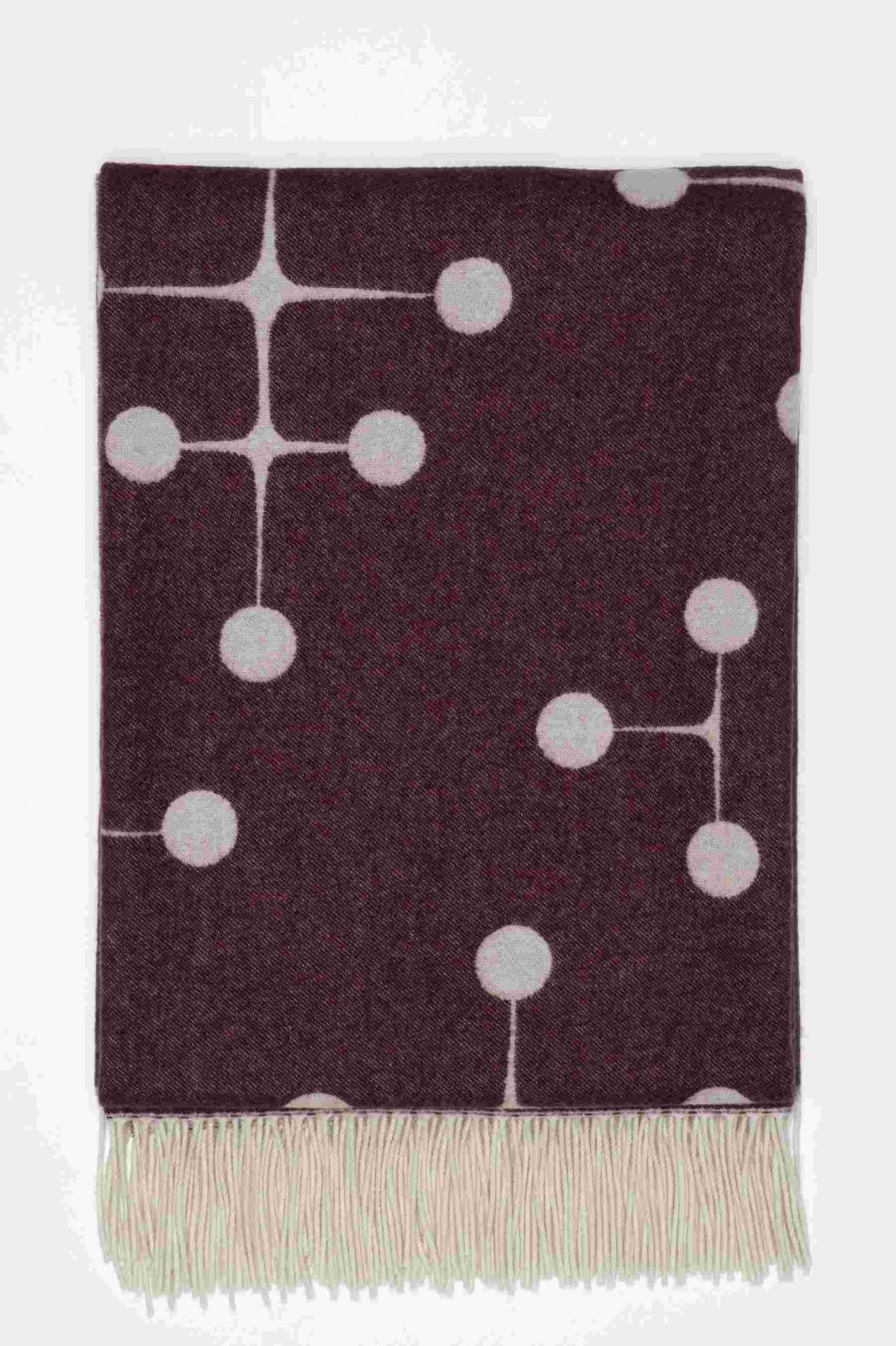 Eames Wool Blanket Bordeaux Wool Blanket Vitra LIMITED EDITION 