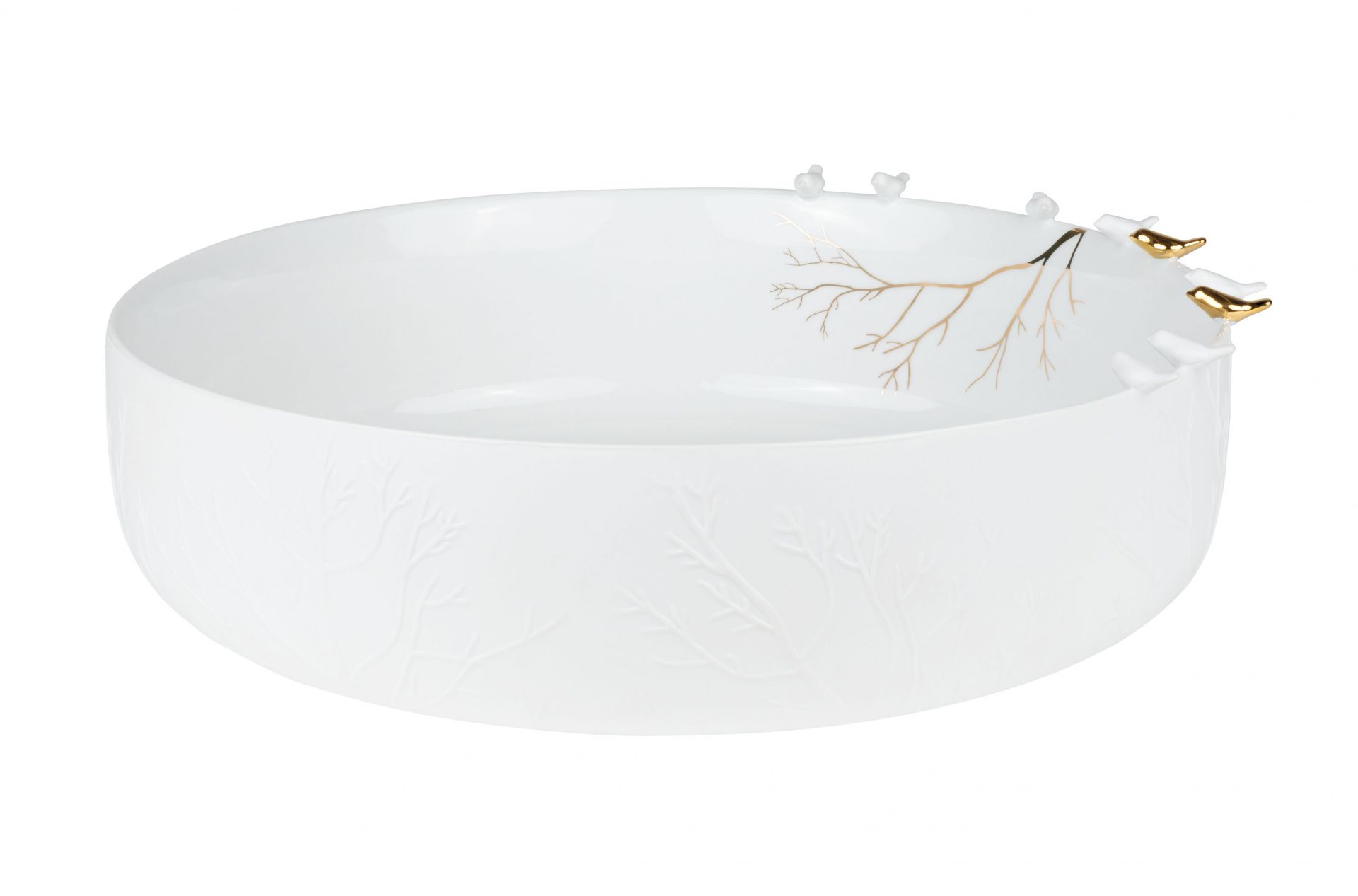 Porcelain Stories Large Bowl Flock of Birds Räder