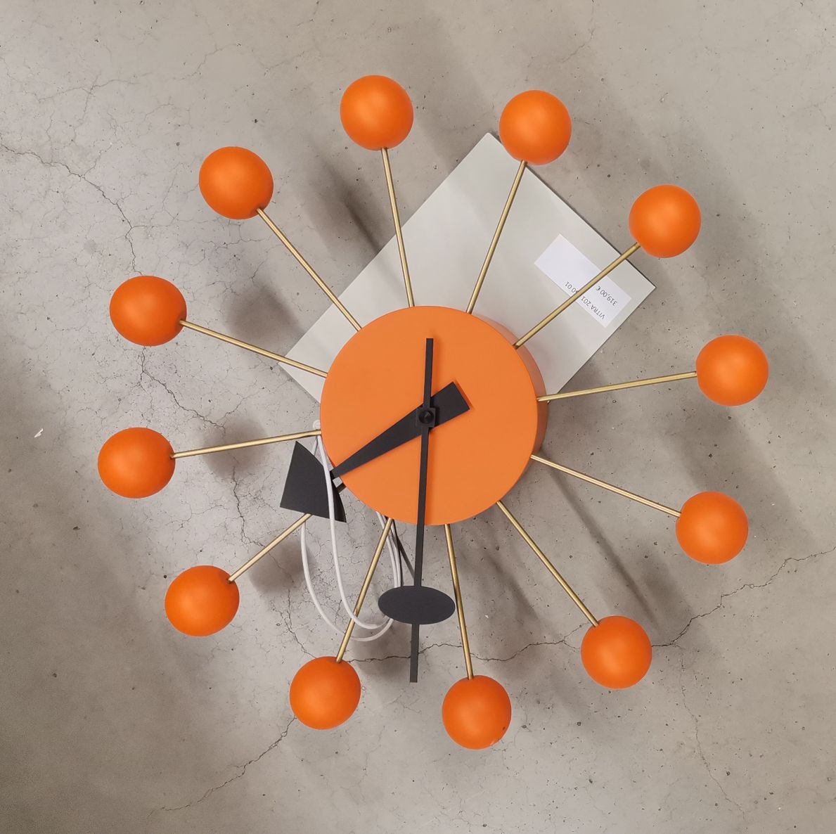 Ball Clock - orange