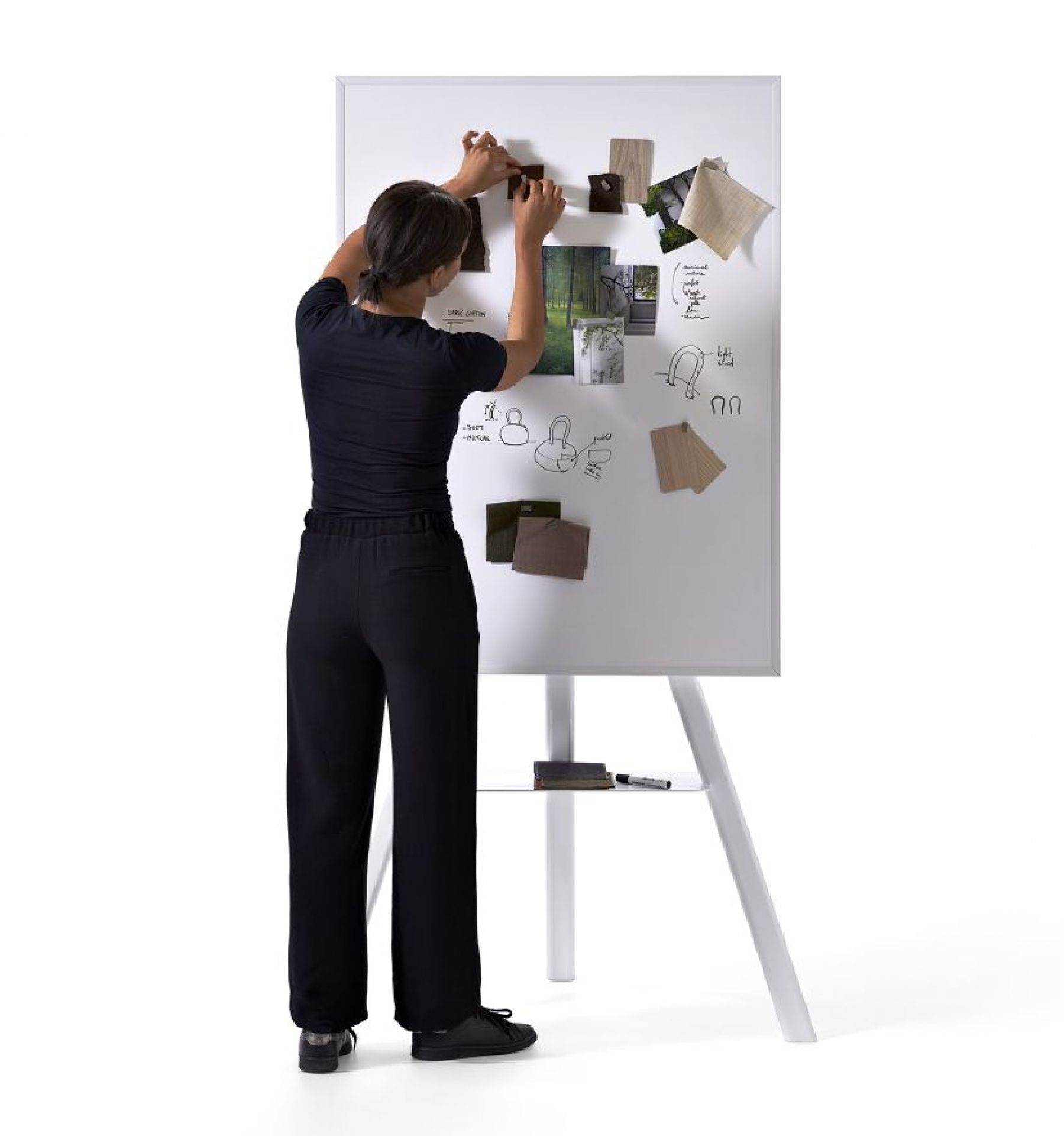Cartesio Whiteboard for Multimedia Stand Opinion Ciatti