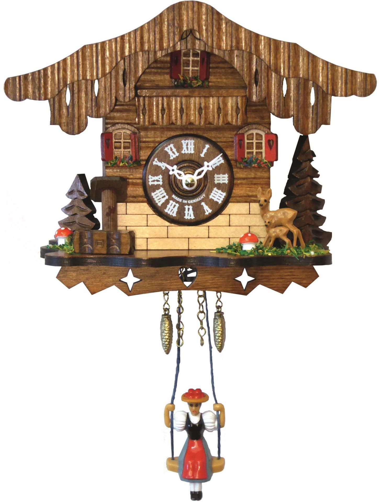 Quartz Cuckoo Clock Miniature Engstler