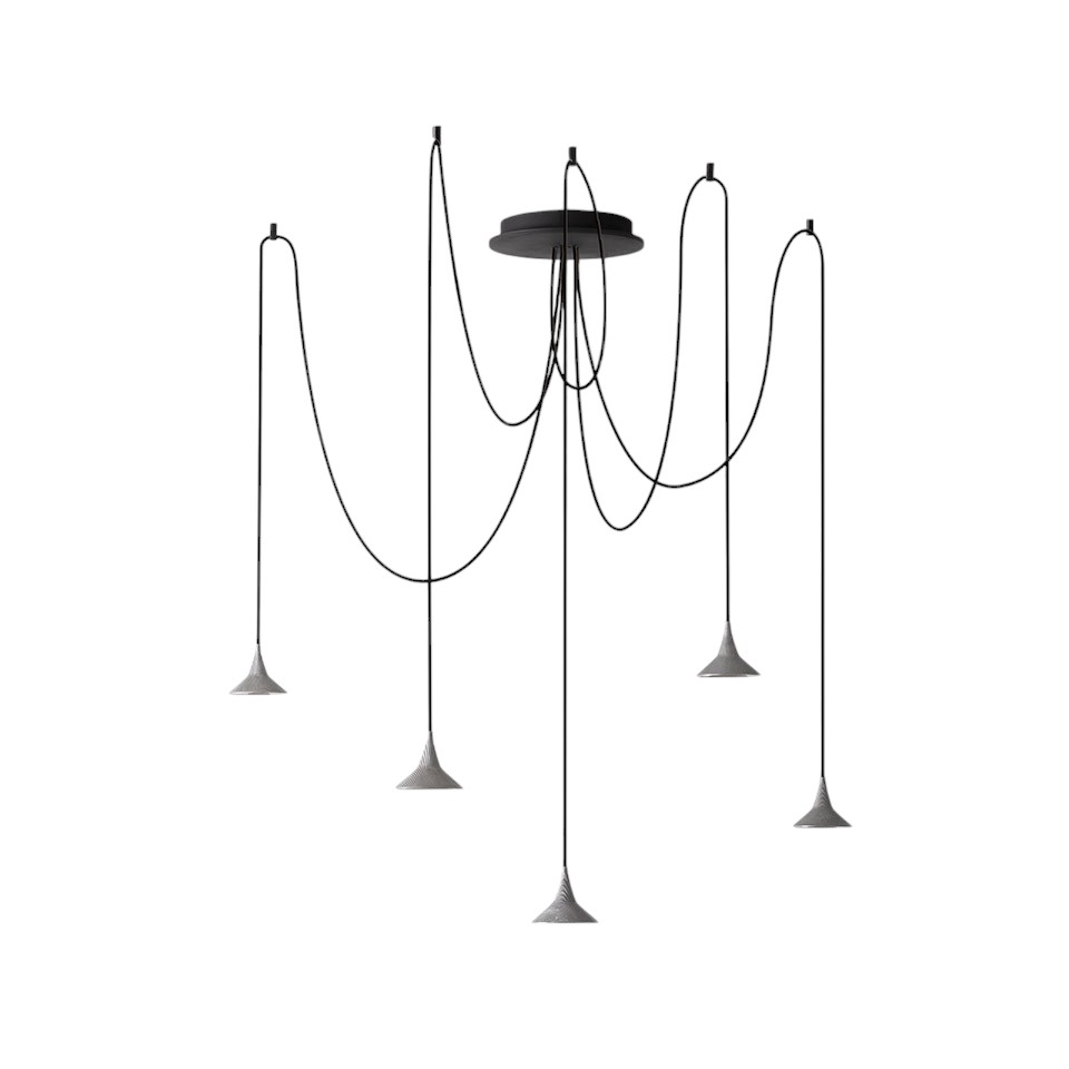 Unterlinden Chandelier Free Aluminium Artemide