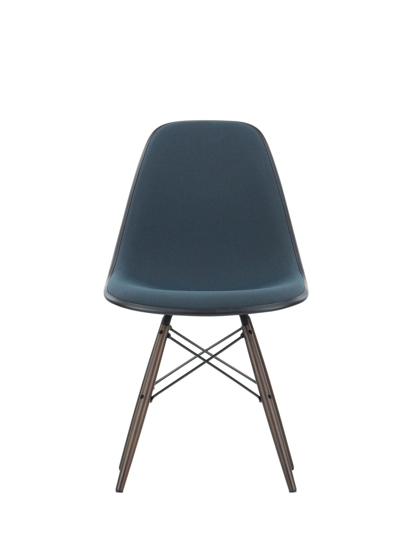 Eames Plastic Side Chair DSW Chair fully upholstered Vitra