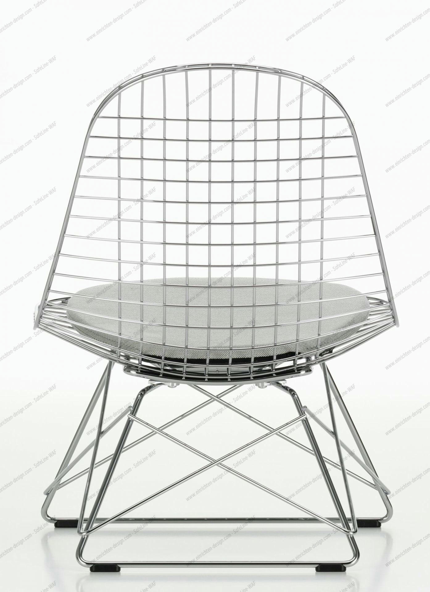 LKR-5 Wire Chair Chair with Seat Cushion Vitra