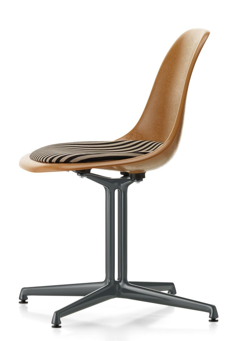 Eames Fibreglass Side Chair La Fonda Ochre Dark Vitra
