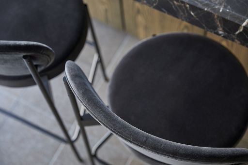 Series 430 Bar Stool Bar stool 75 cm BLACK / REMIX 123 Verpan SINGLE PIECES