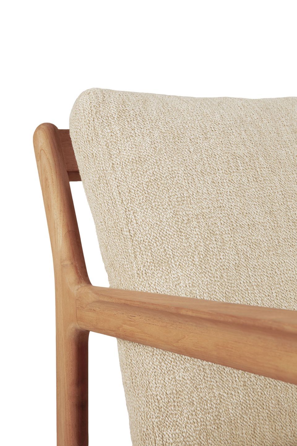 Jack Outdoor 1-Seater Lounge chair Teak Ethnicraft Natural