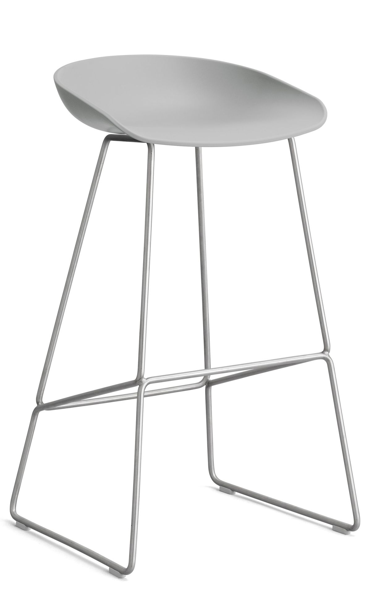 About a Stool AAS 38 / AAS38 Bar Stool High CONCRETE GREY / STEEL Hay SINGLE PIECES