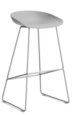 About a Stool AAS 38 / AAS38 Bar Stool High CONCRETE GREY / STEEL Hay SINGLE PIECES