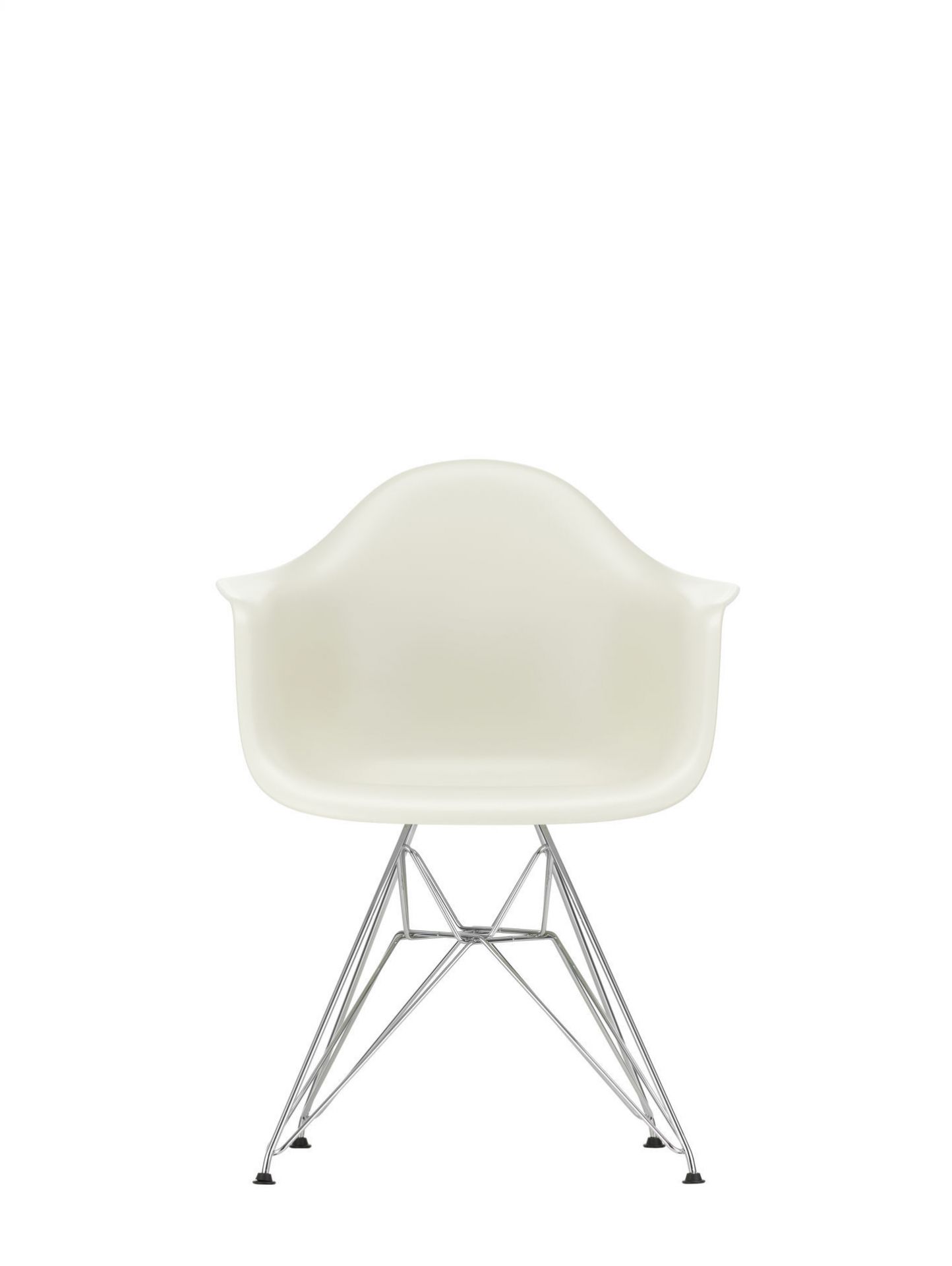 Vitra Eames Plastic Arm Chair DAR Chair Vitra Chrome Plated - Sea Blue