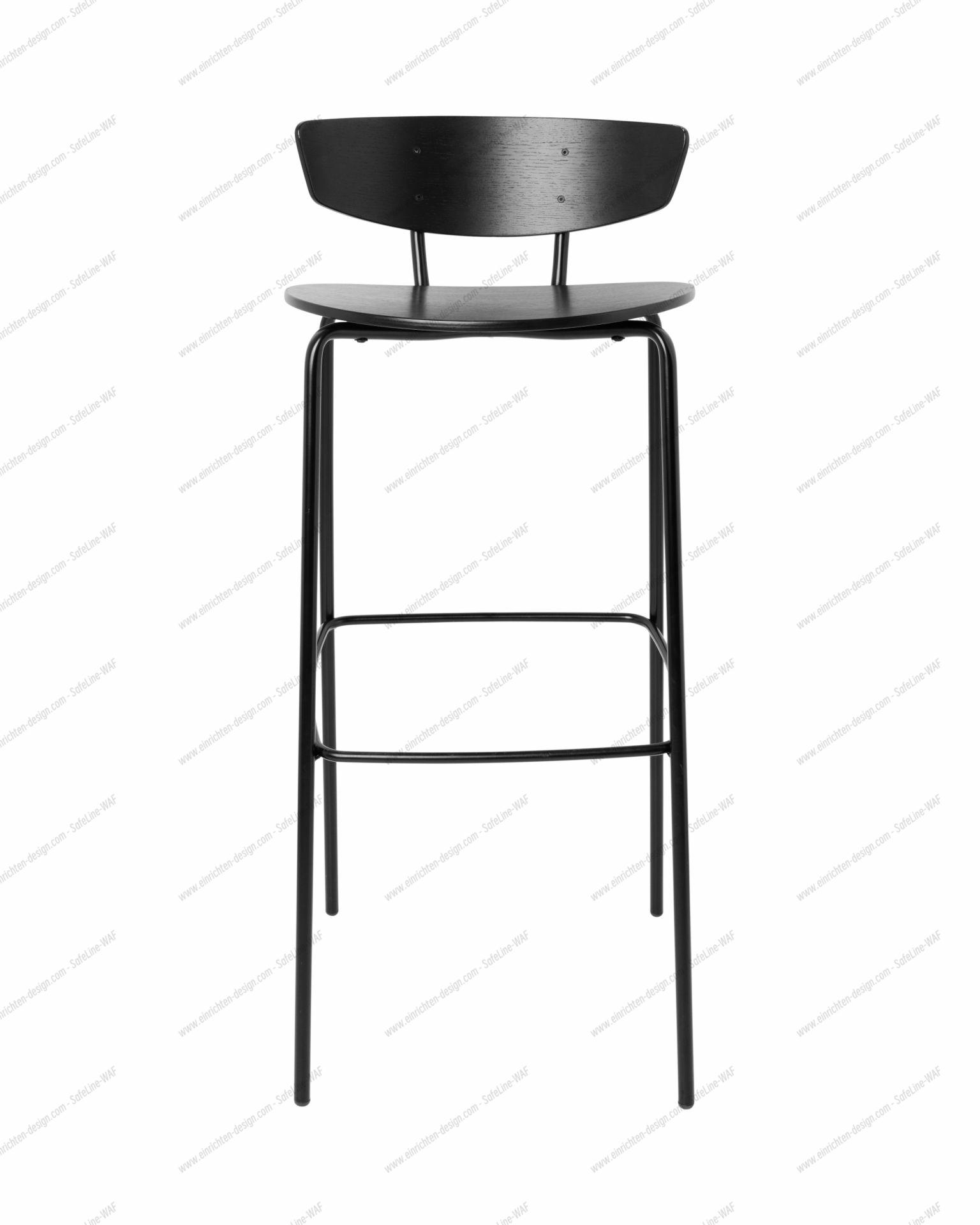 Herman Bar Chair Black Ferm Living