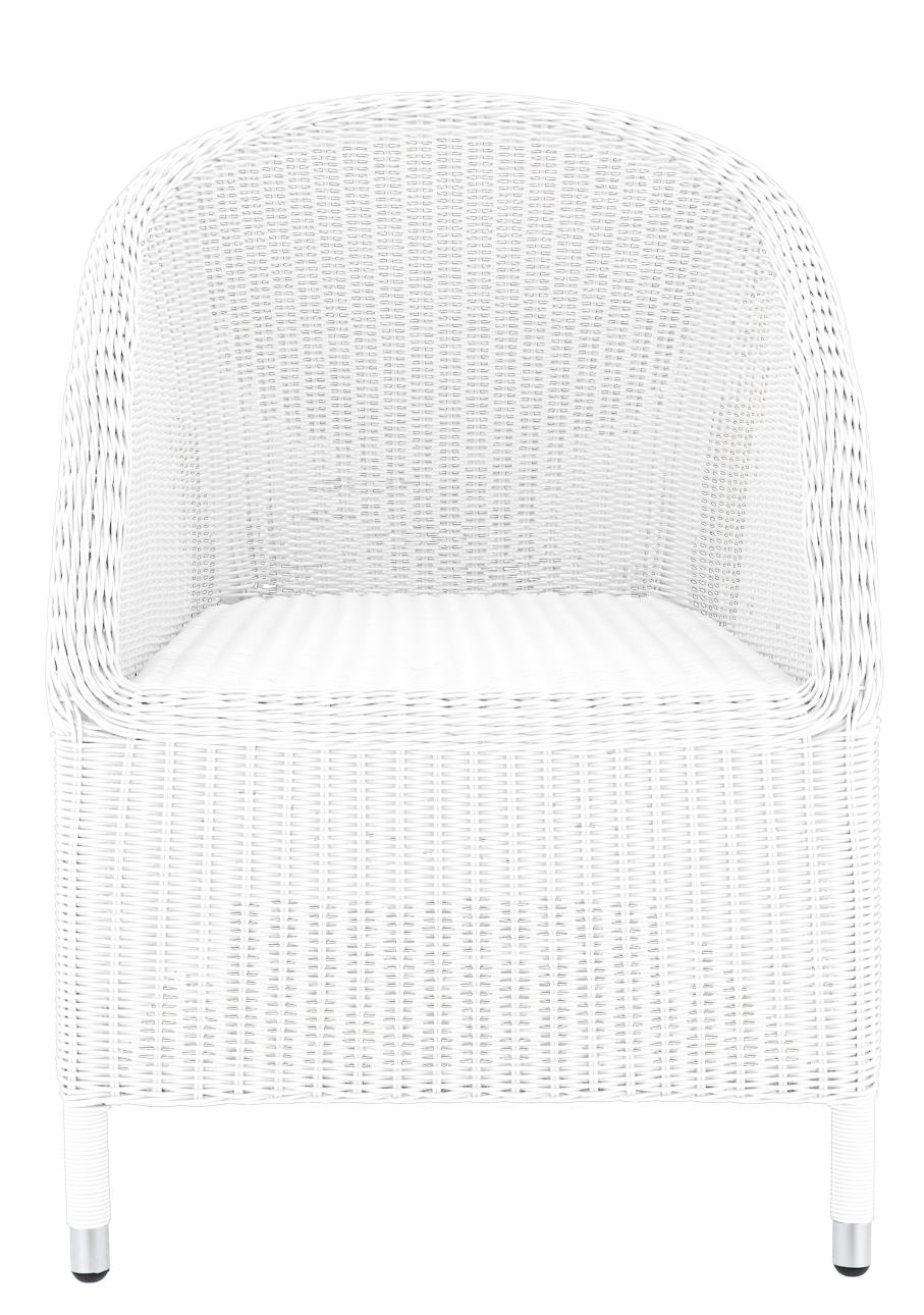 Romantic Armchair Outdoor Jan Kurtz White