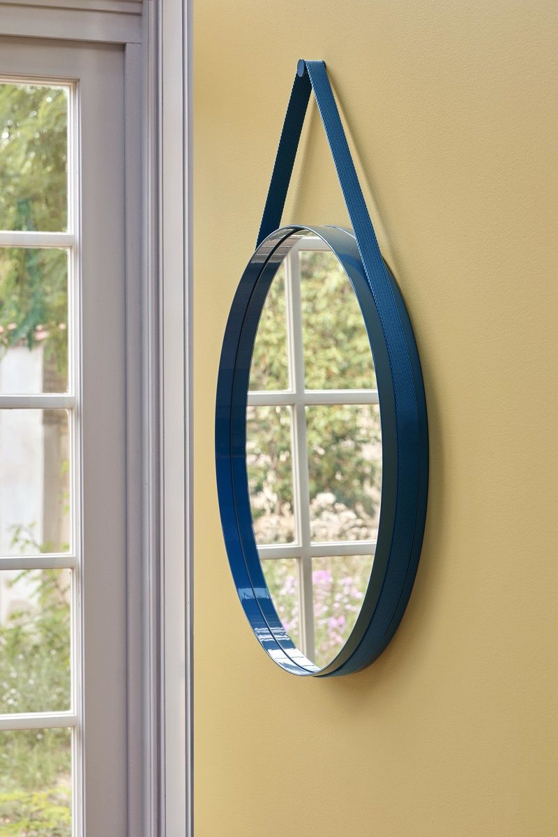 Strap Mirror No 2 Wall Mirror Ø70 cm Hay