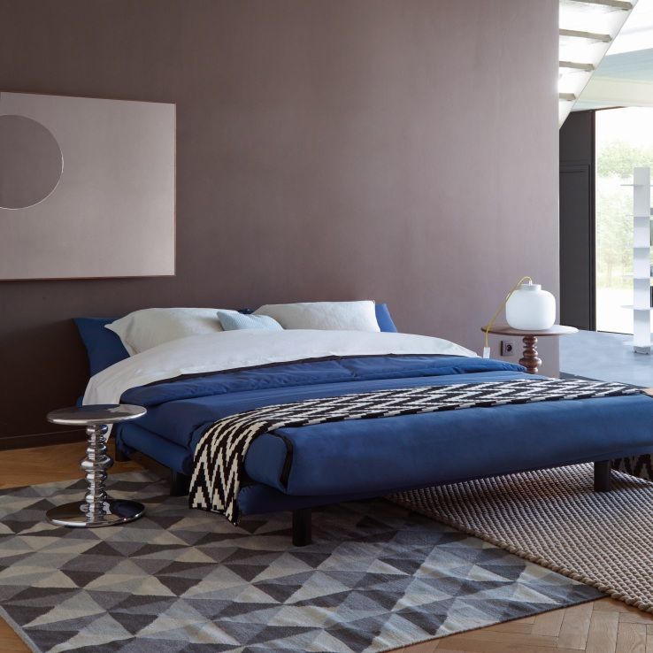 Multy First sofa bed 3-seater with wedge cushion ligne roset
