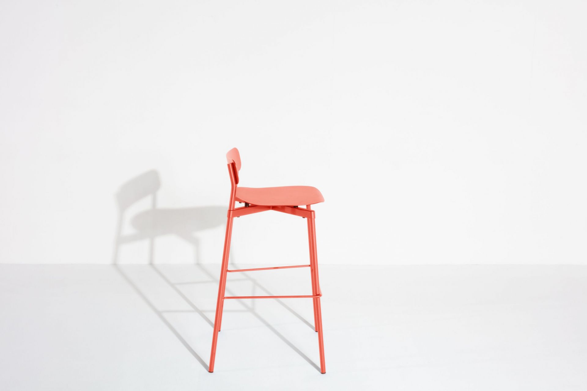 Fromme Barstool Bar Stool H 75 cm Petite Friture Coral Fromme Barstool Bar Stool H 75 cm Petite Friture Coral