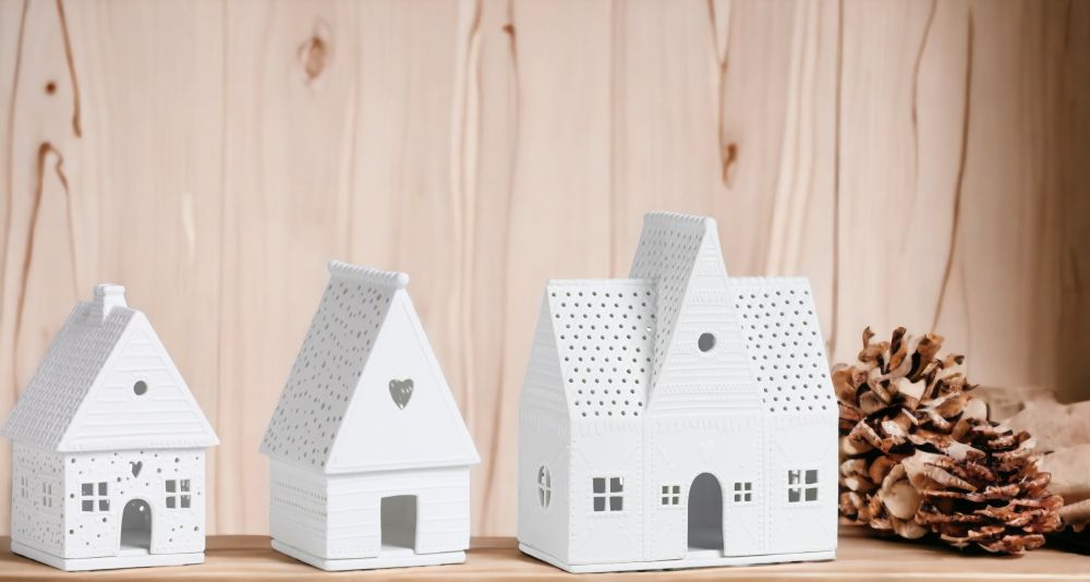 Home Light House Assortment Set of 3 Gingerbread Räder