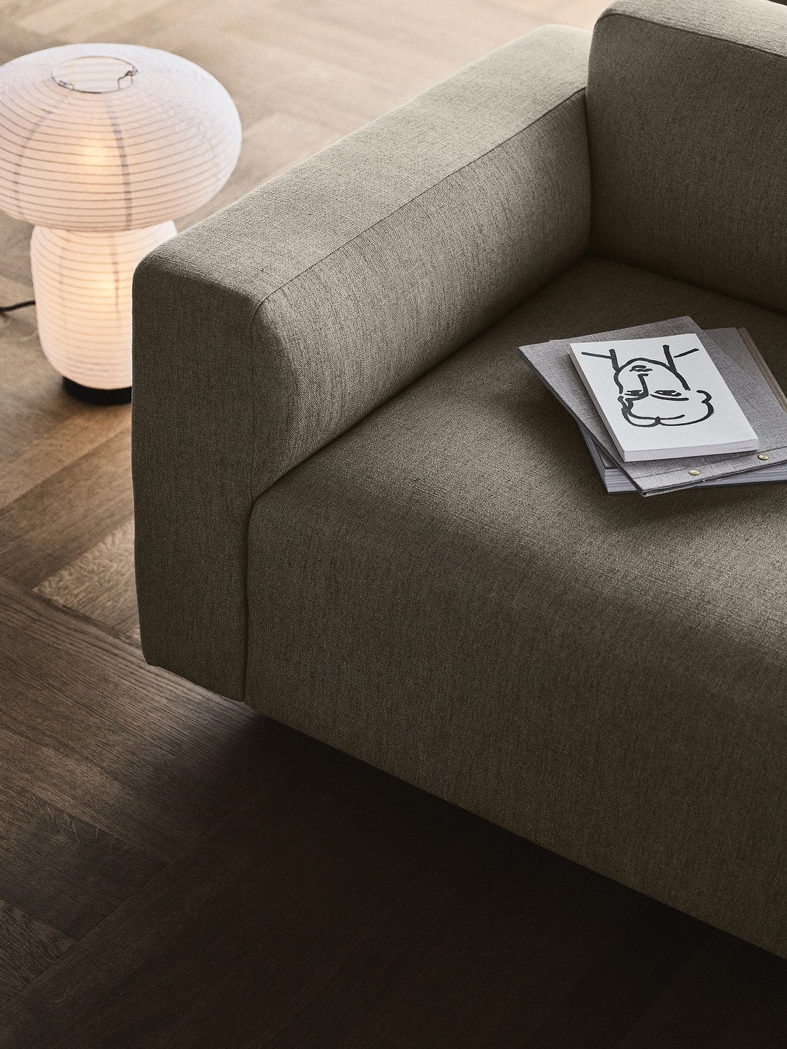 Develius EV1 sofa configuration B and H AndTradition