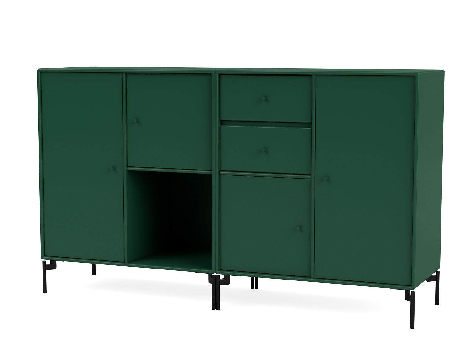 Couple sideboard C Legs Black Montana QUICK SHIP