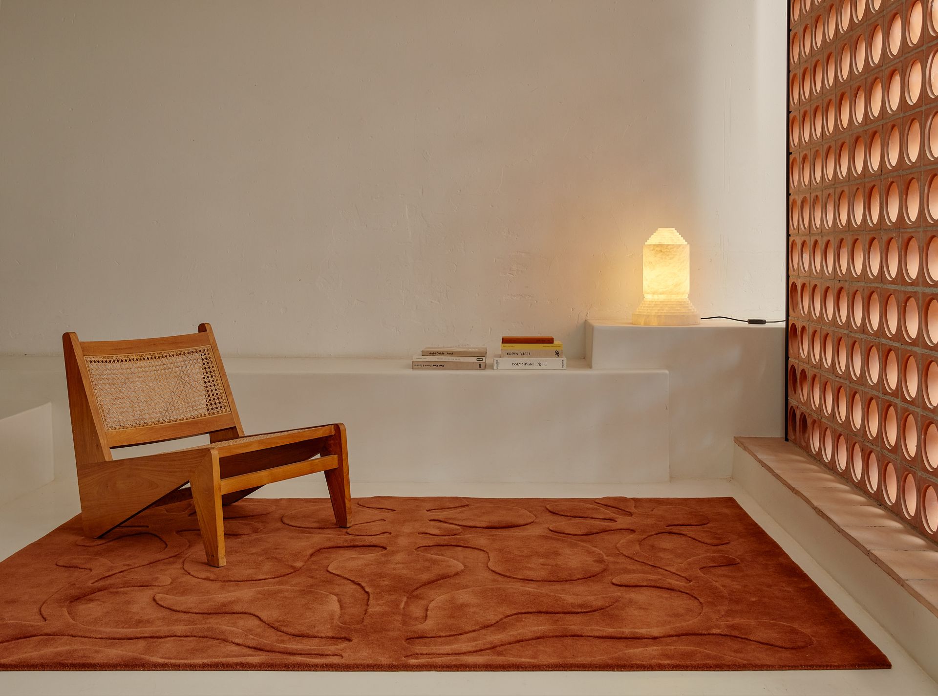 Lucia Eames Rooted Carpet Terracota Nanimarquina