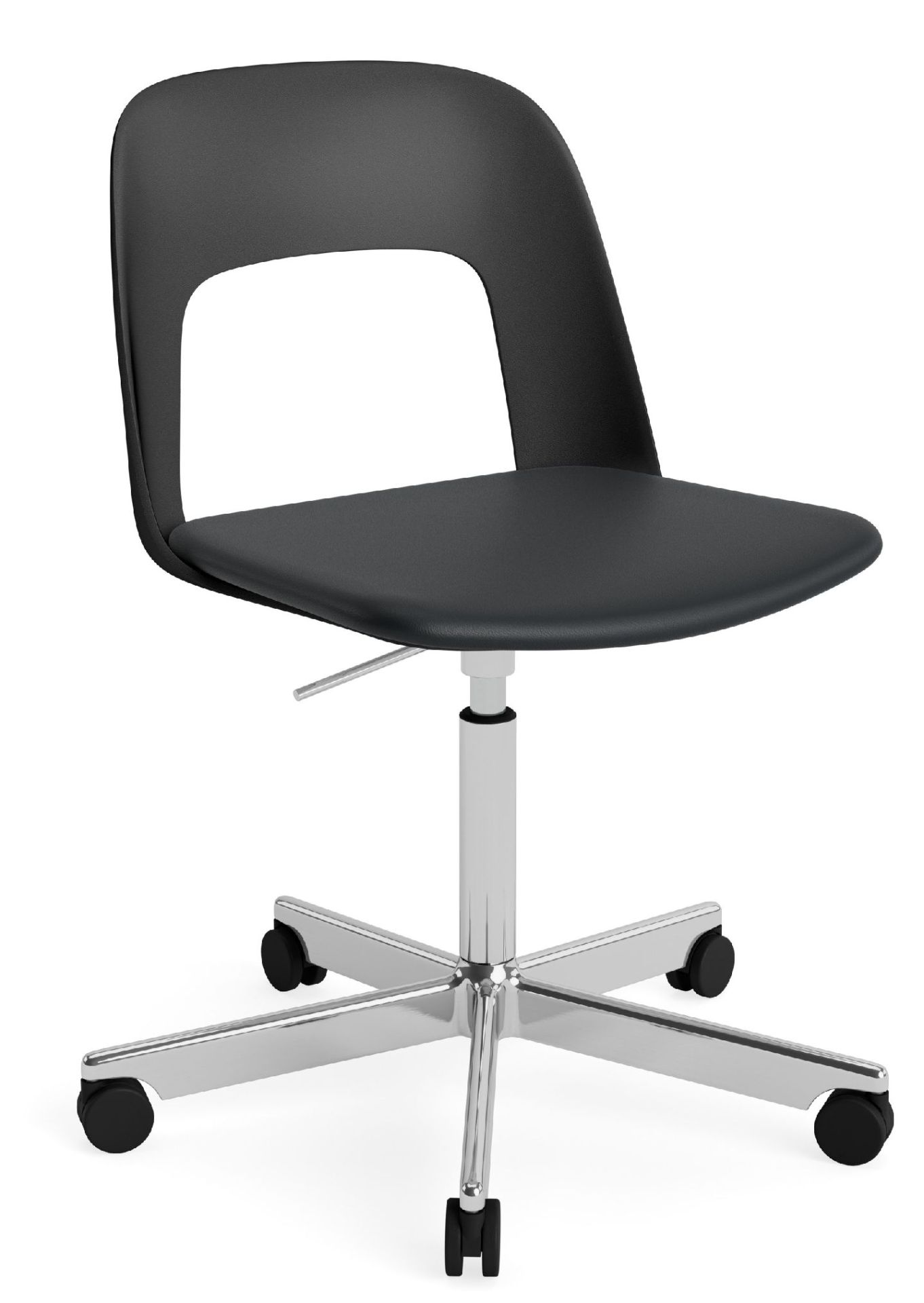 Layout Side Chair 143 5-star swivel base chair Hay   