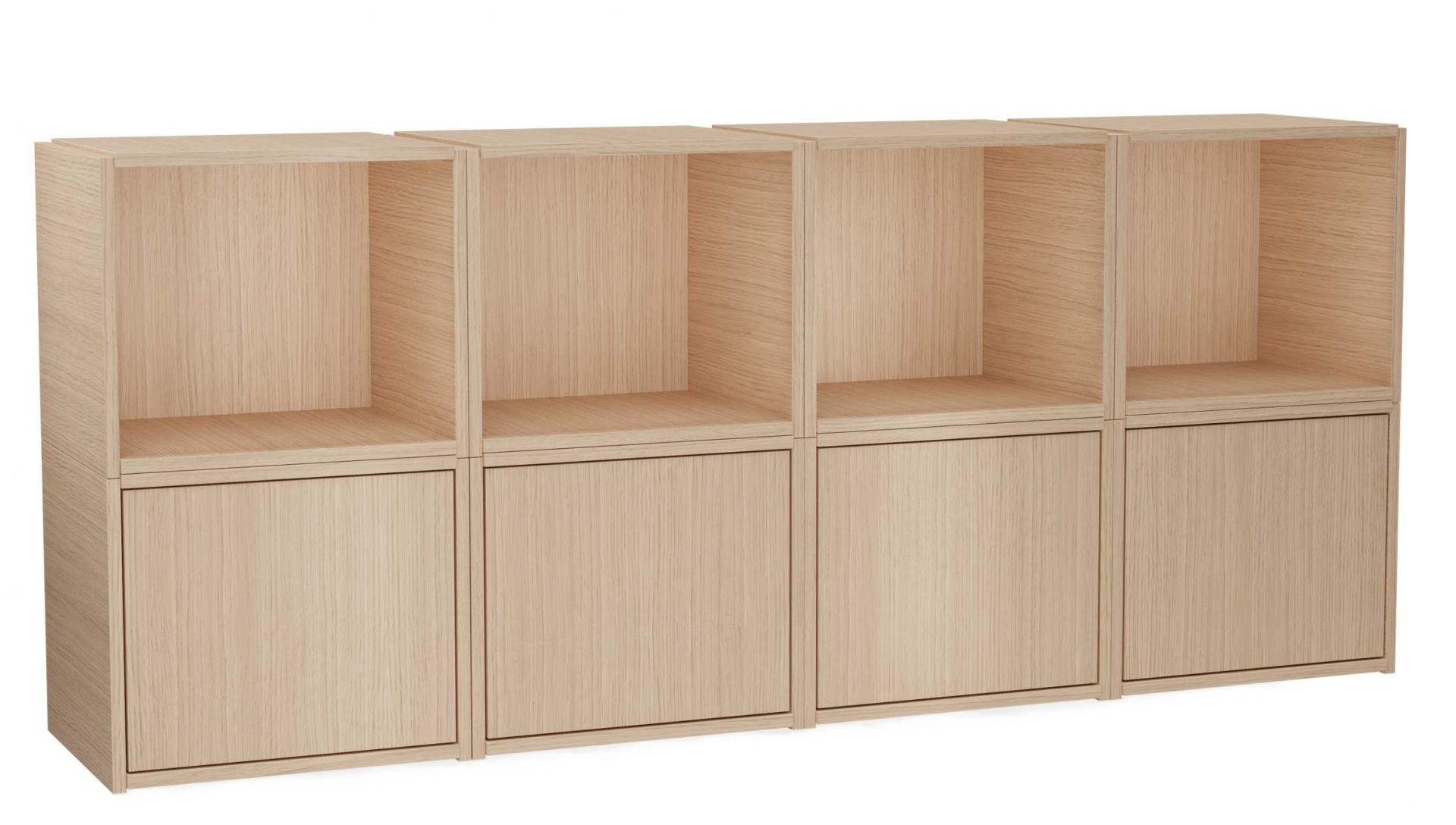 Bricks System D Shelf Woud