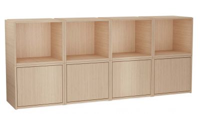 Bricks System D Shelf Woud