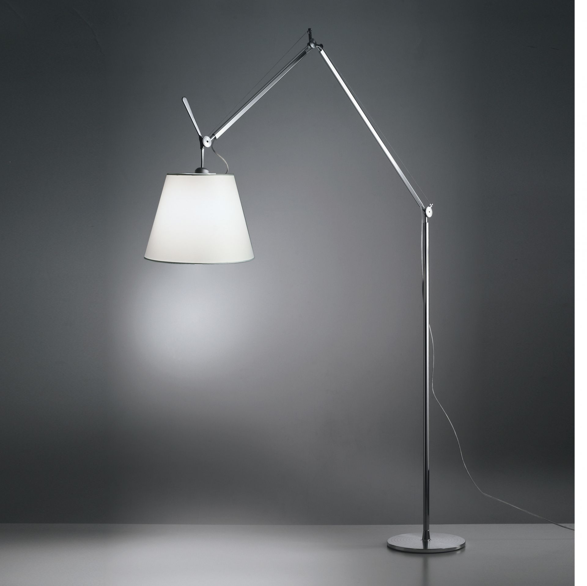 Tolomeo Mega LED Floor lamp Body with dimmer (part 1 of 3) Artemide