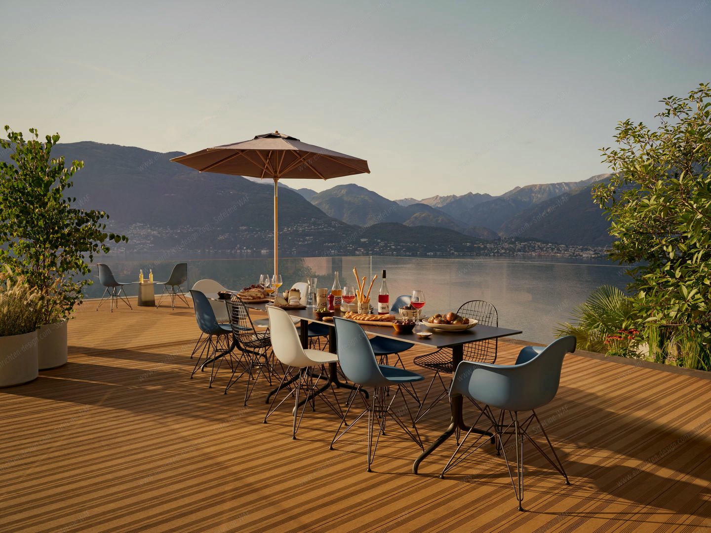 Eames Plastic Armchair DAR Chair Vitra