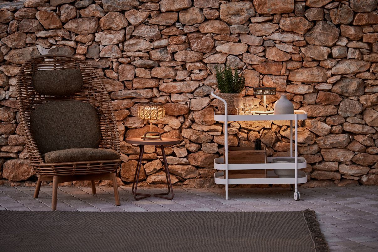 Illusion Glow Outdoor table lamp small Cane-Line