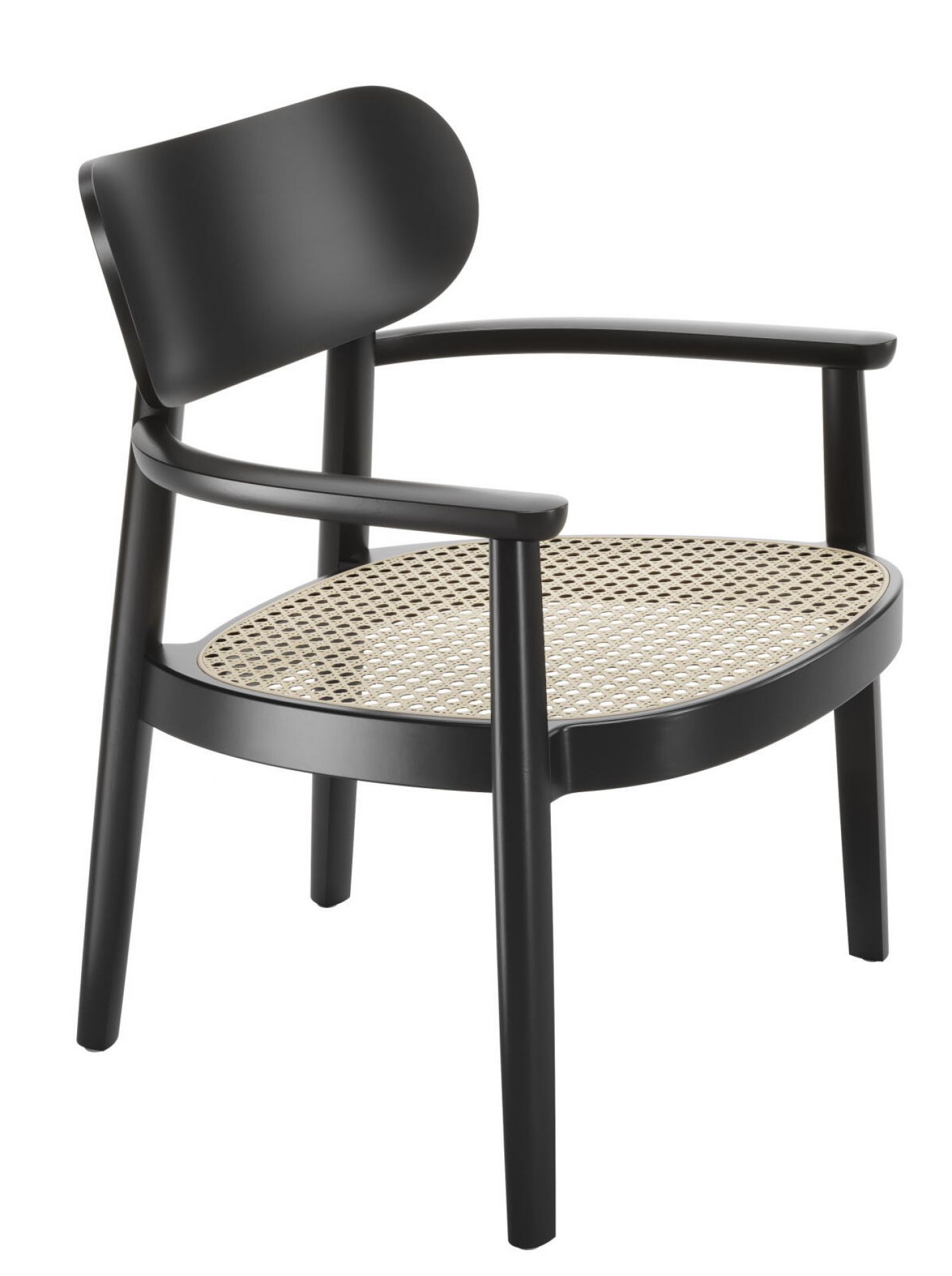 Wooden armchair with armrests 119 MF Thonet 