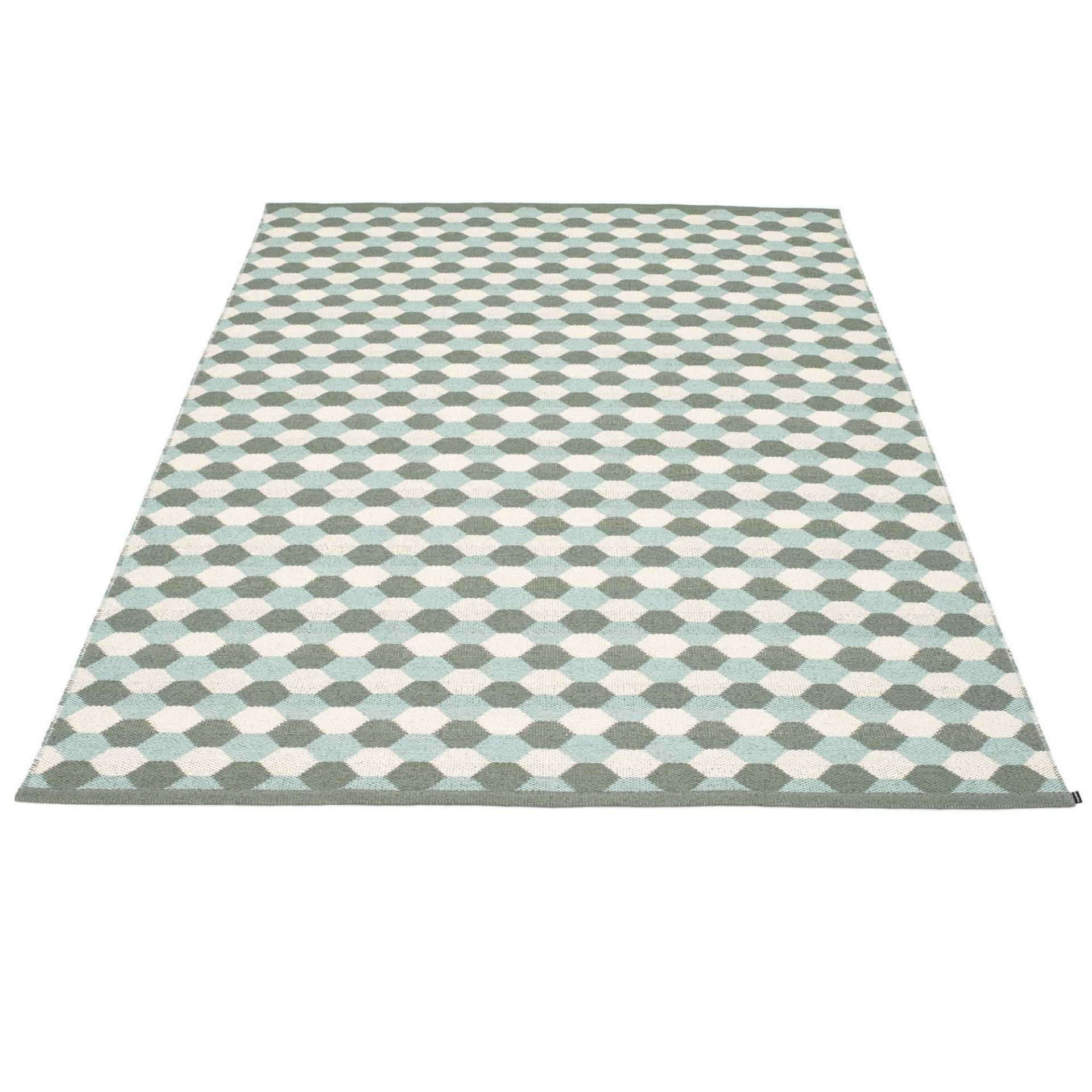 Dana plastic carpet 180x275 army Pappelina