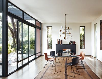 Bertoia Chair Core Leather Knoll International 